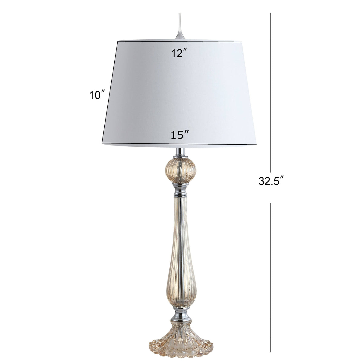Champagne Glass LED Table Lamp Set of 2 U865338