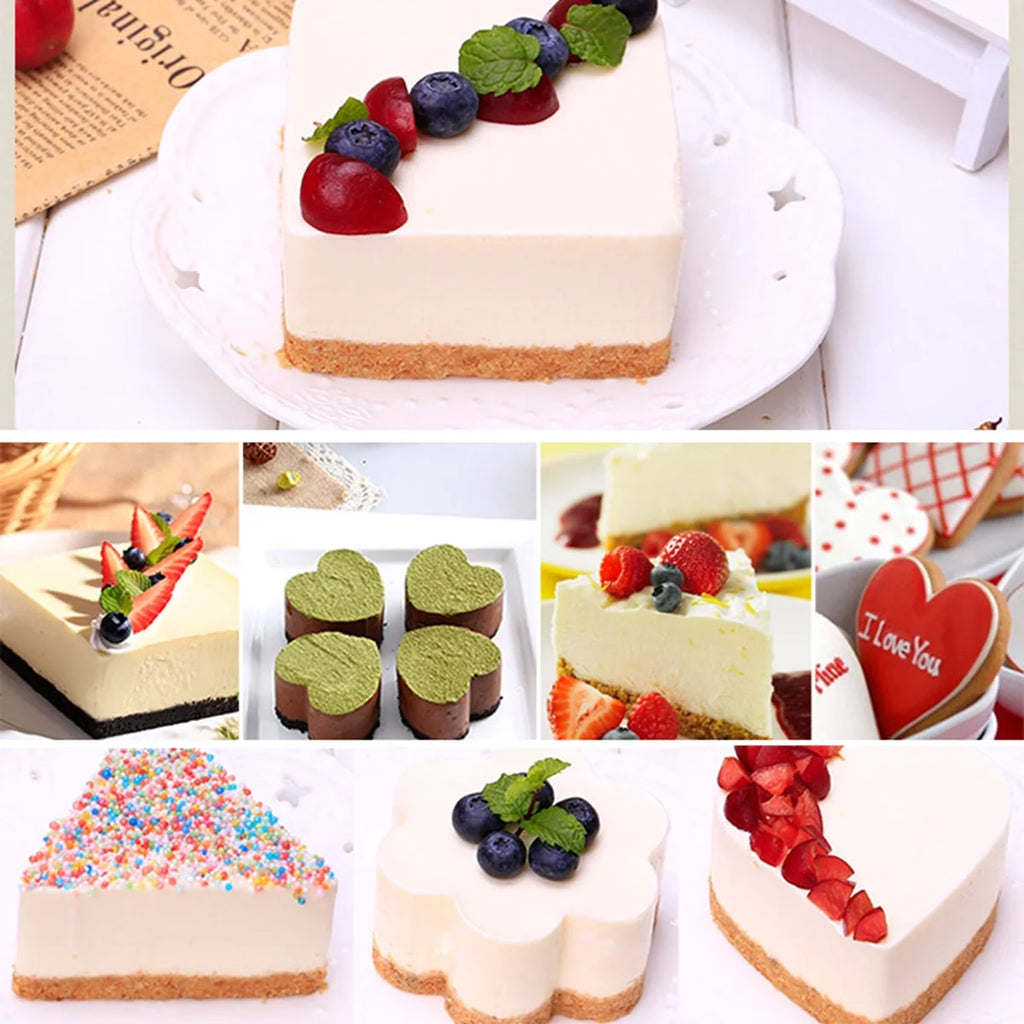 Silver Square Baking Pan Rectangular Mold Cookie Molds G7143