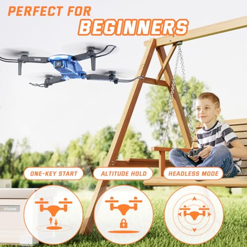 Mini Foldable FPV Drone with Camera 1080P and 2 Batteries K5489