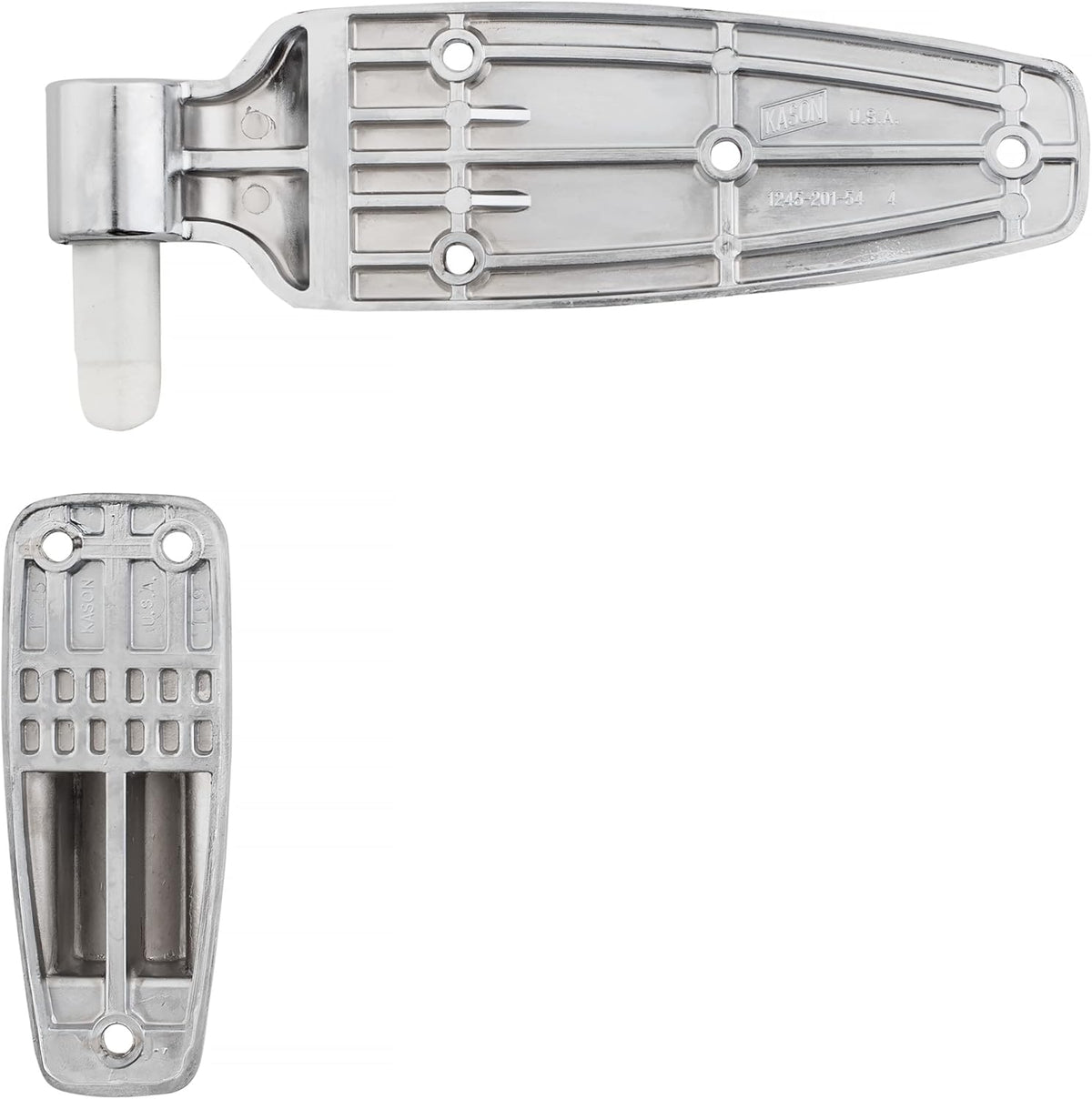 Reversible Cam-Rise Hinge 1-7/8 Inch Offset Polished Chrome D934