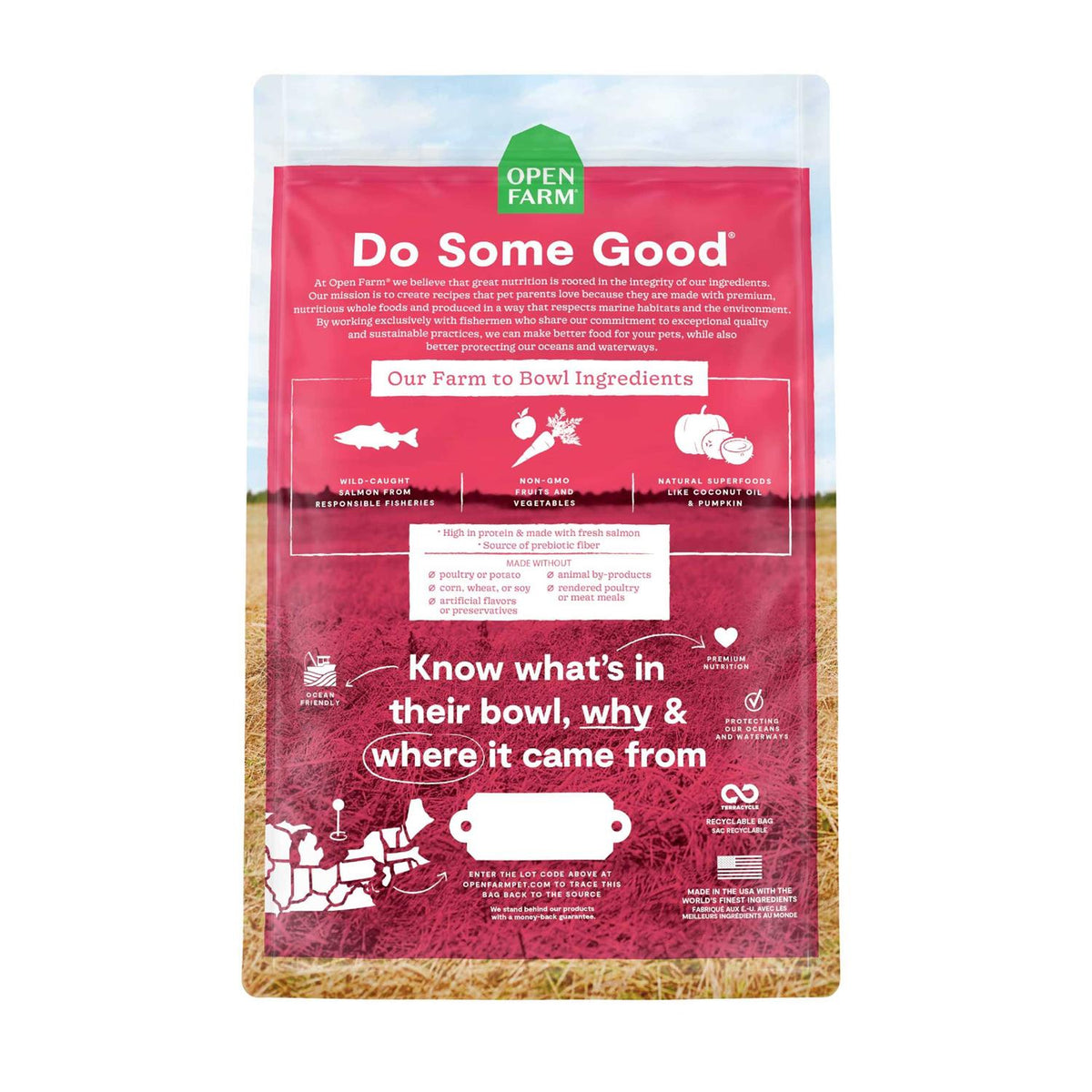 Grain-Free Wild-Caught Salmon Dry Dog Food W2119