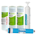 50 GPD High Capacity Complete Replacement Set for Reverse Osmosis Water Filter System D500