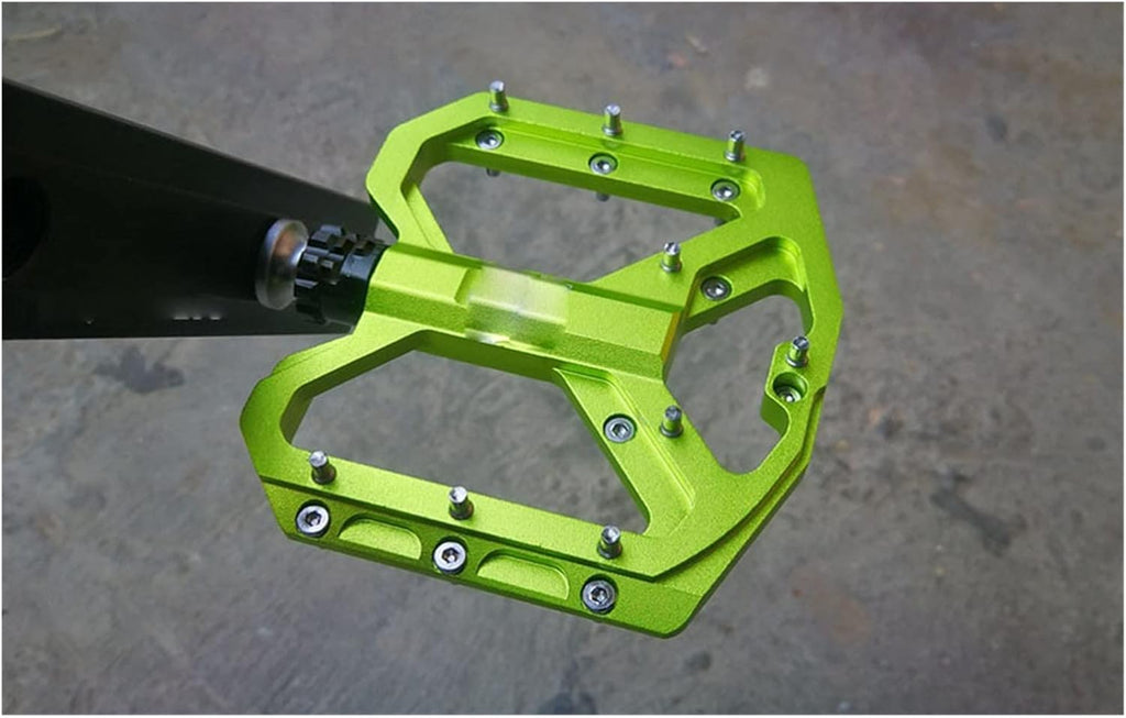 Blue Alloy Bike Pedals 9/16" 3 Bearings R80843