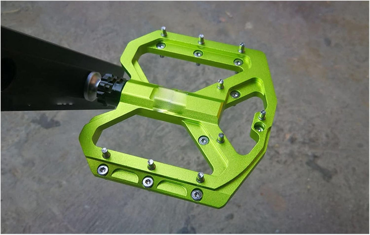 Blue Alloy Bike Pedals 9/16" 3 Bearings R80843