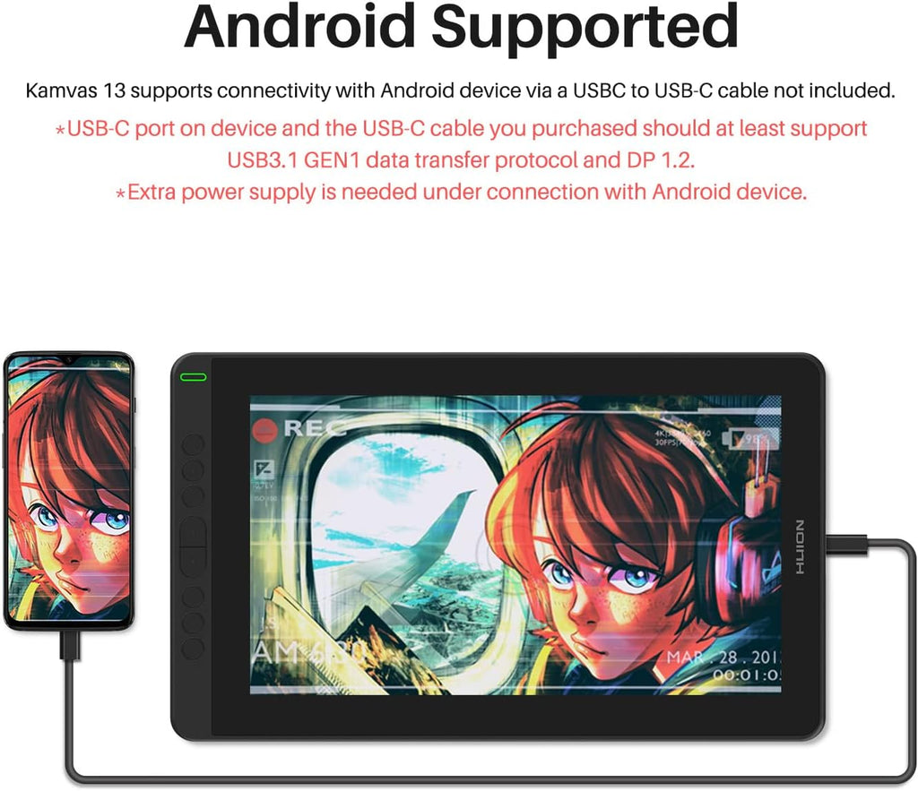13.3 inch Drawing Tablet with Screen Y31575