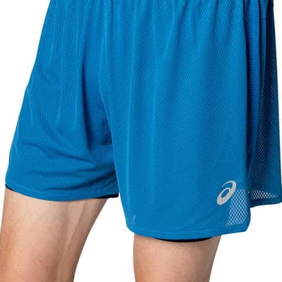 Light Blue 2in1 5in Shorts M766