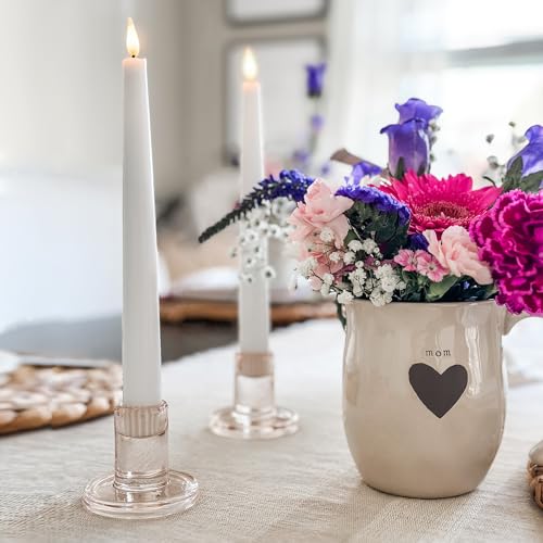 Clear Glass Candlestick Holder, 10 Pack, 2.5 in R5130