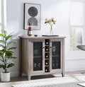 Reclaimed Barnwood Bar Microwave Cabinet Coffee Station A150
