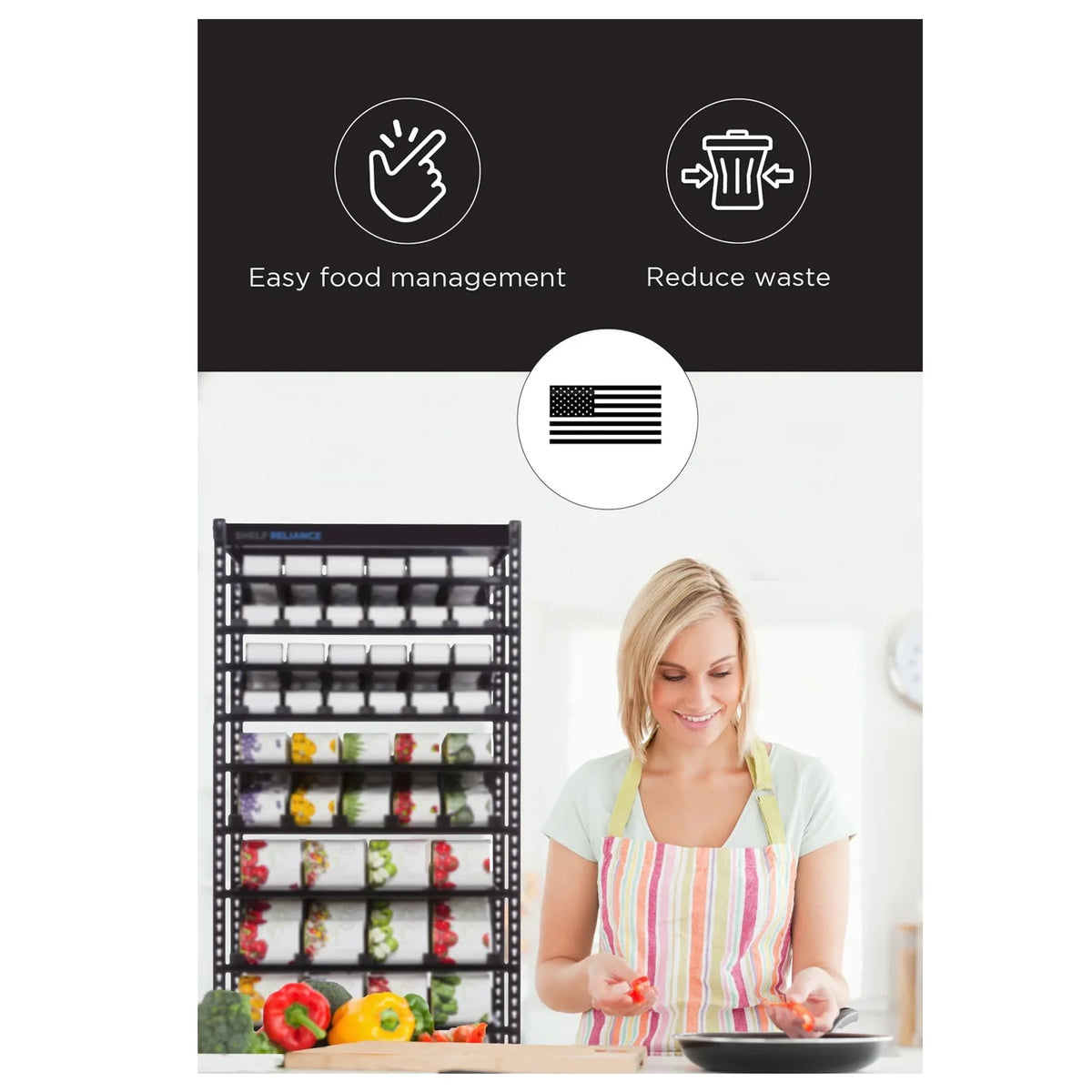 Small Can Rotation Organizer F7101