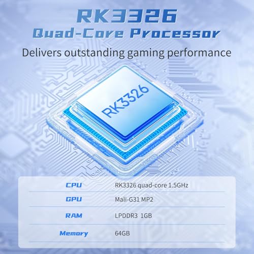 Retro Game Console with 3.5-inch IPS Screen, 64G TF Card, 3200mAh Battery X309