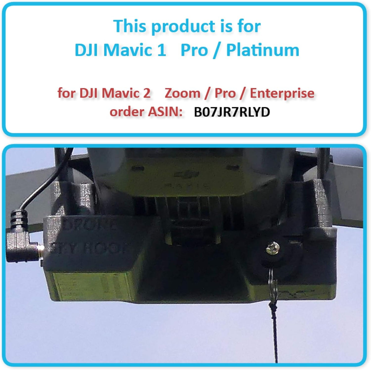 Drone Fishing Bait Release Device for DJI Mavic 1 Pro/Platinum W659