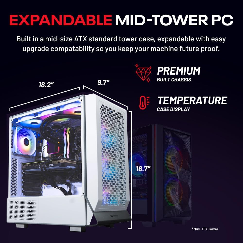 Intel i7 14700F RTX 4070 Super 12GB 1TB NVME 32GB DDR5 RAM Gaming PC H532