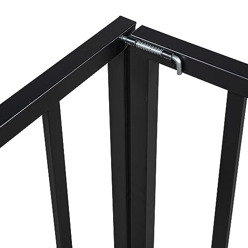 Full Montessori Floor Bed with Door (Black) L477442