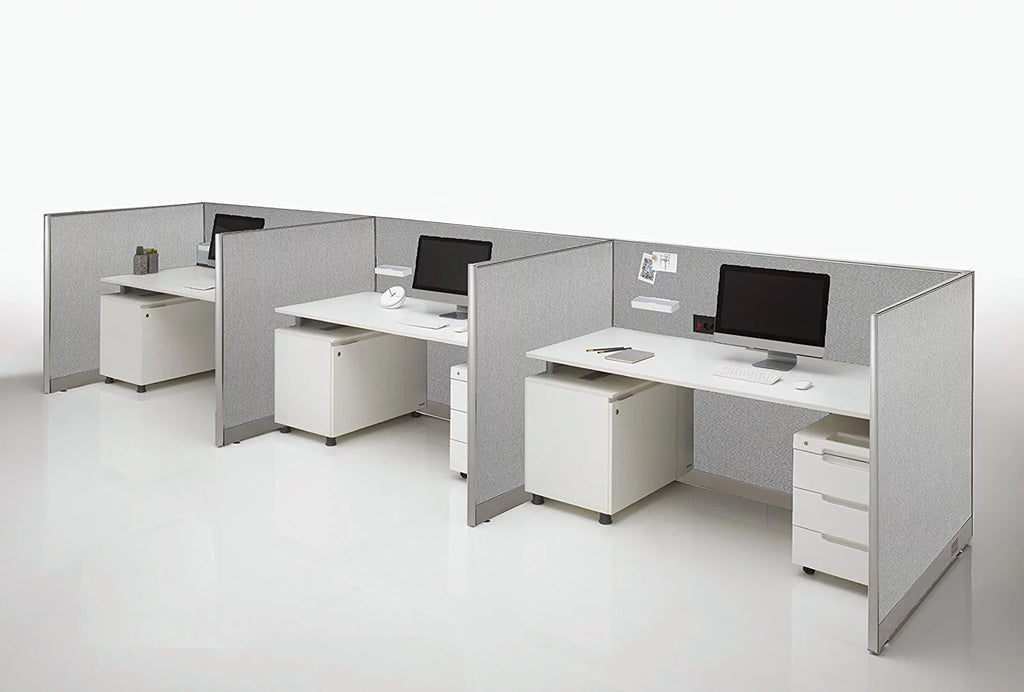 4 Stations Office Partition W4165