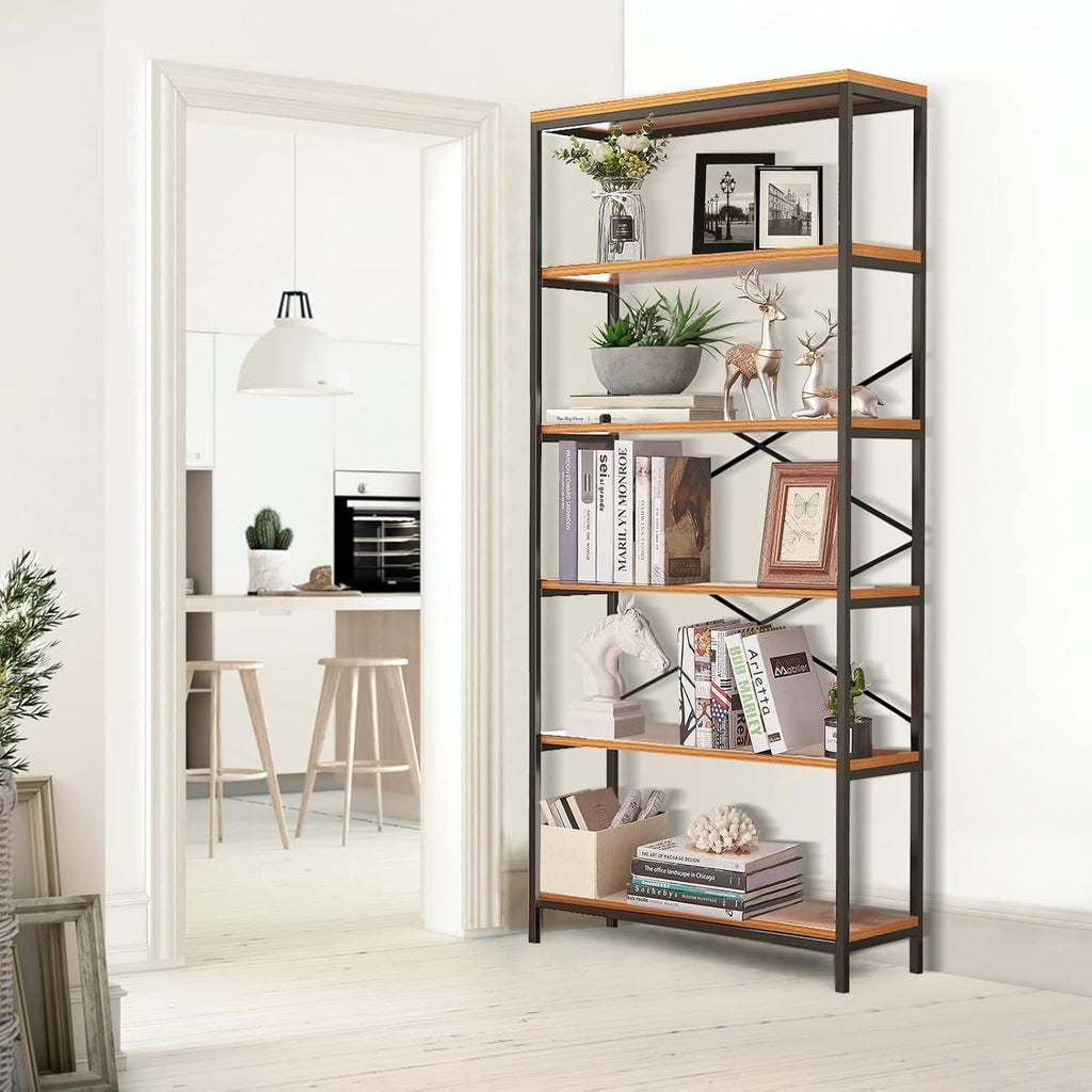 5 Shelf Tall Bookcase N114