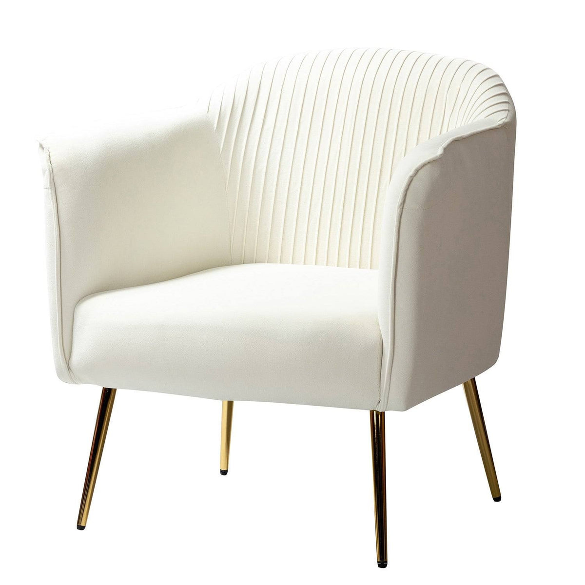 Navy Upholstered Barrel Chair N60001