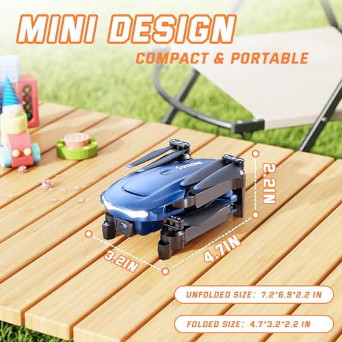 Mini Foldable FPV Drone with Camera 1080P and 2 Batteries K5489