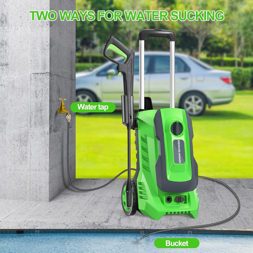 Electric Power Washer 3000 PSI 2.2 GPM with Adjustable Spray Nozzle Foam Cannon I657