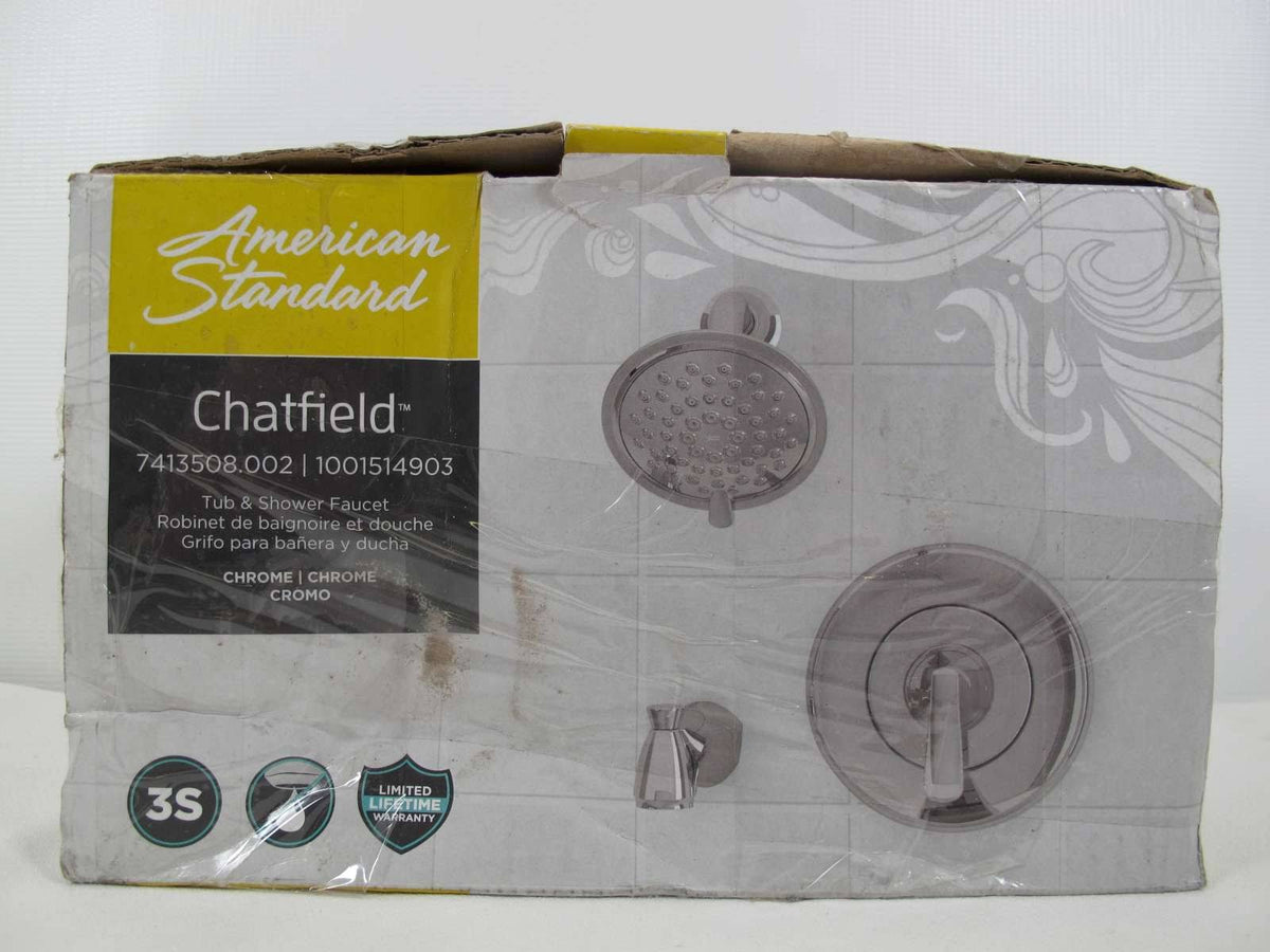 Single-Handle 3-Spray Tub and Shower Faucet Chrome R814