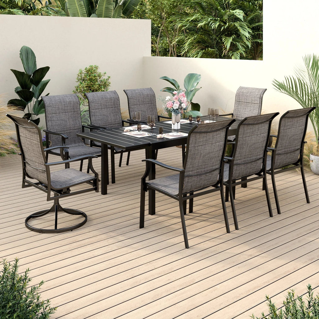 9 Pieces Outdoor Patio Dining Set X966955