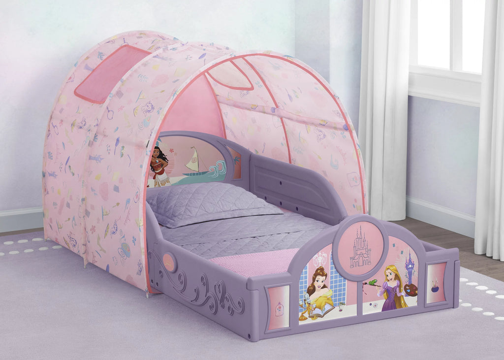 Purple Pink Toddler Bed with Tent U925957