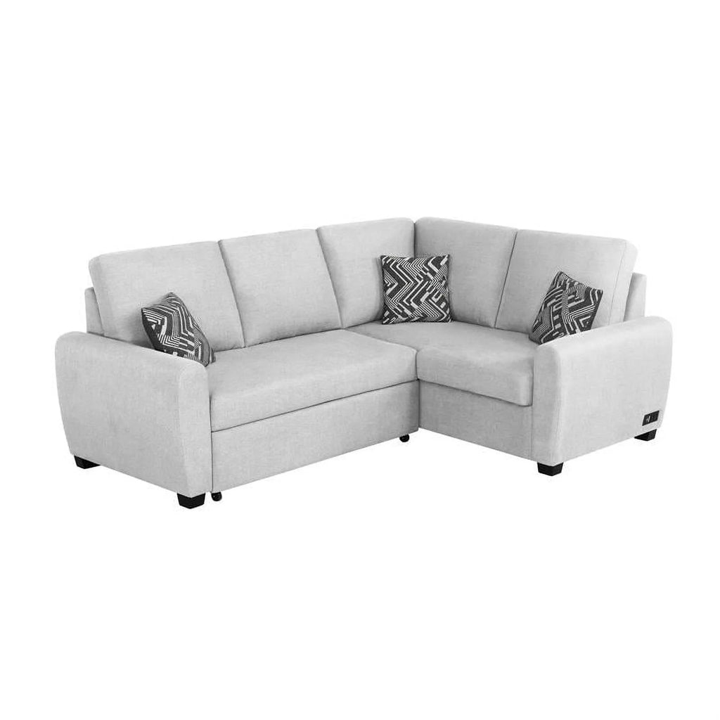 Ivory Convertible Sofa U649392