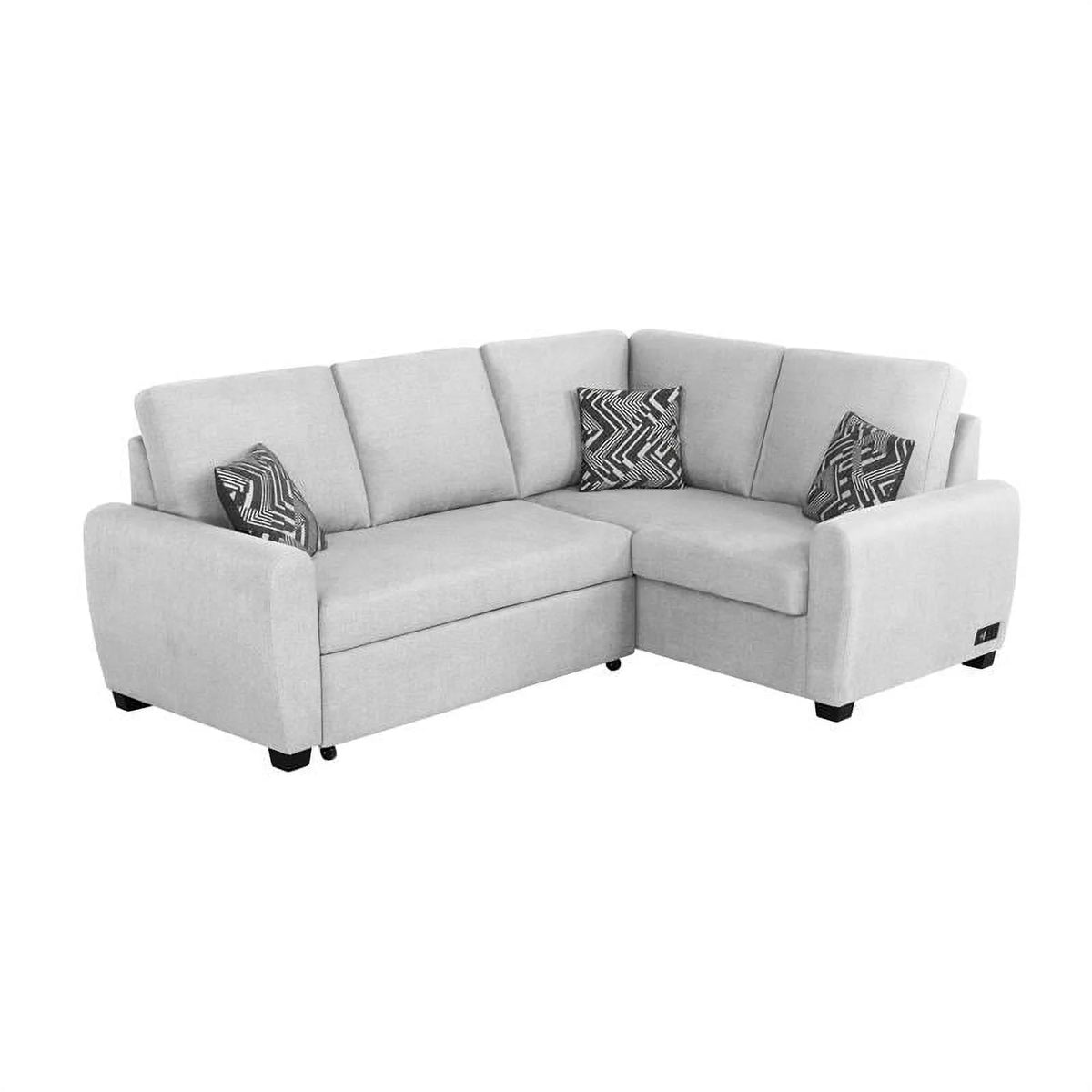 Ivory Convertible Sofa U649392