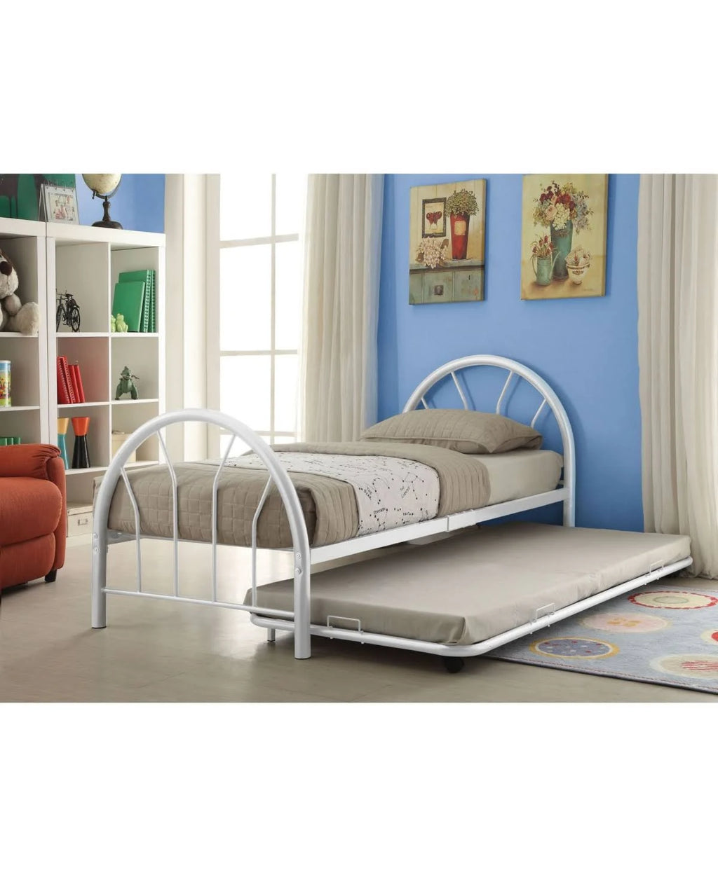 Black Twin Trundle A34489