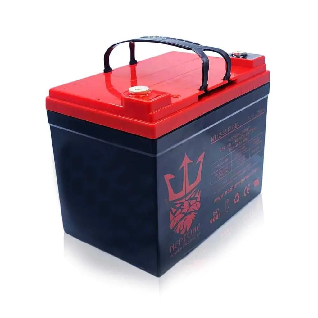 12V 35AH Deep-Cycle Gel Sealed Lead Acid Rechargeable Battery 2 Pack G1479