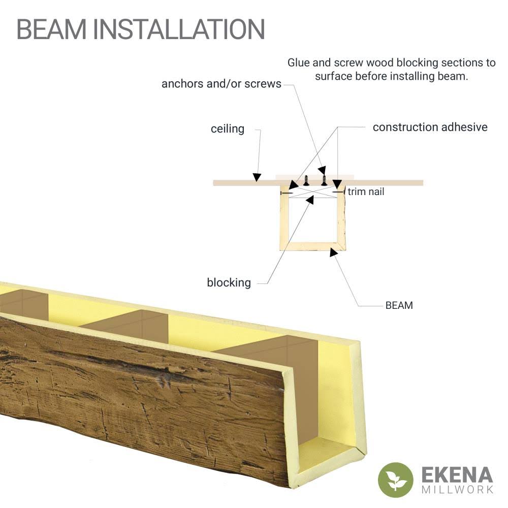 Natura Faux Wood Ceiling Beam H178