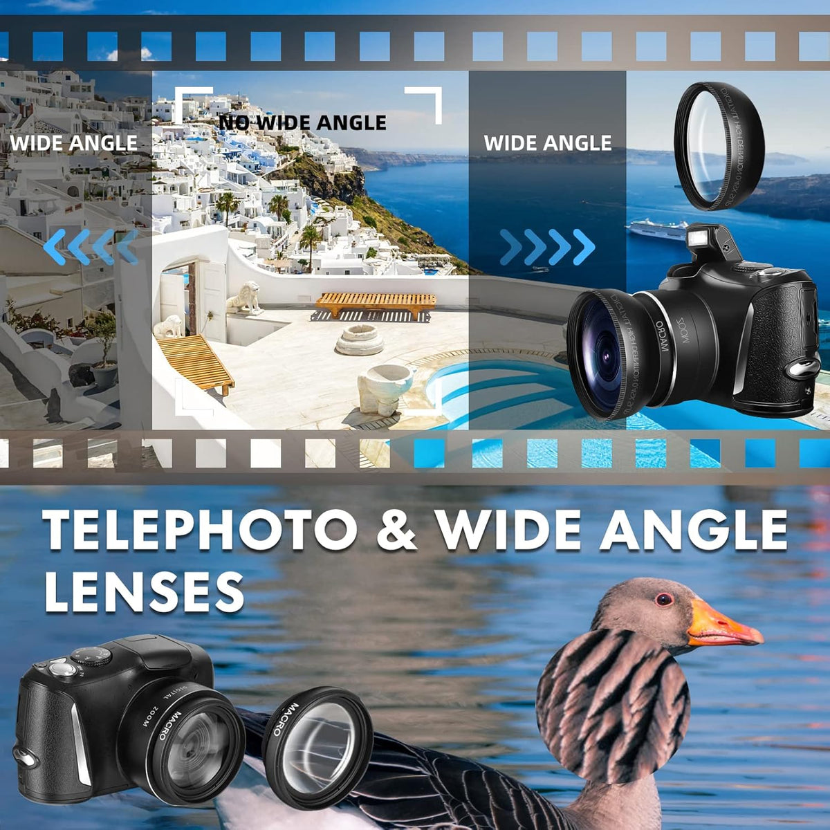 4K 48MP Compact Camera with 32G SD Card O125222