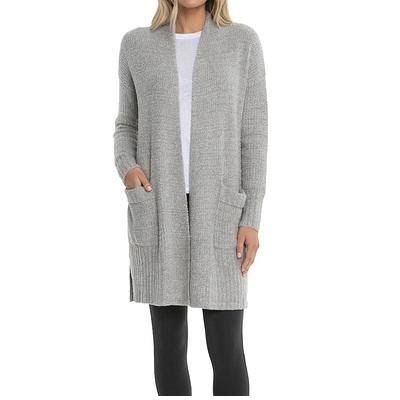Heathered Pewter Silver Small Cardigan V839