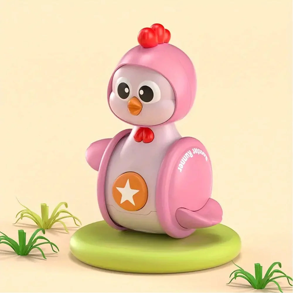 3Pcs Musical Cartoon Tumbler Toys for Baby Toddlers U162284