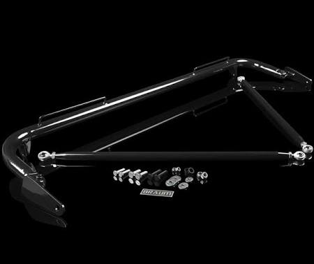 Universal Racing Harness Bar Kit, 48 - 51 in., Red, Black A294597