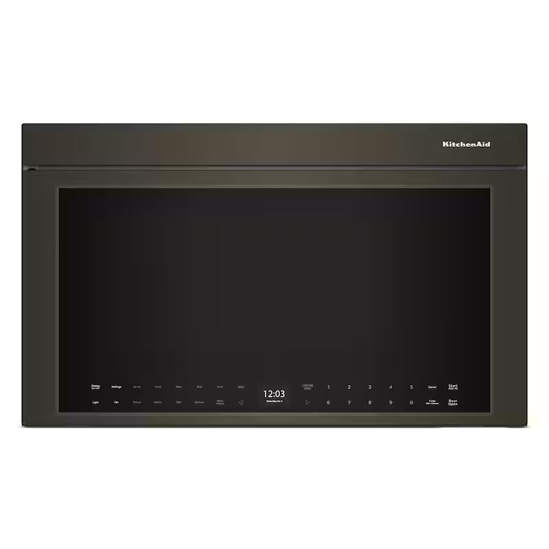 30 in. 1.10 cu. ft. Over-the-Range Microwave Oven in Black Stainless O108770