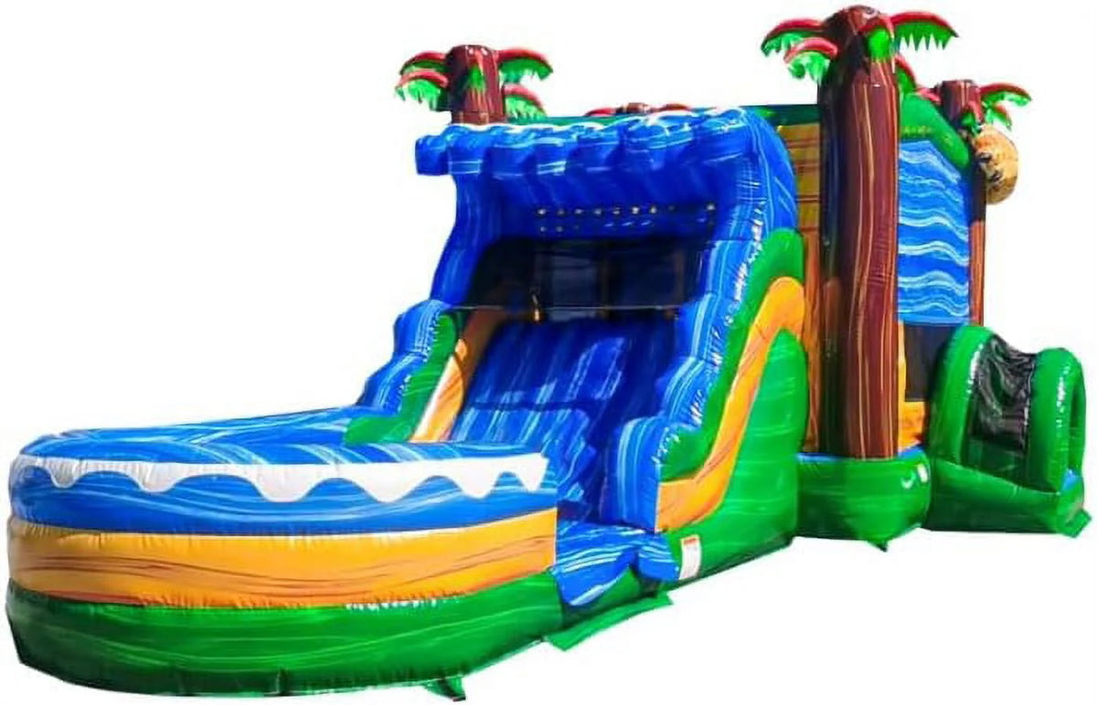 Commercial Grade Bounce House Water Slide with Blower K329255
