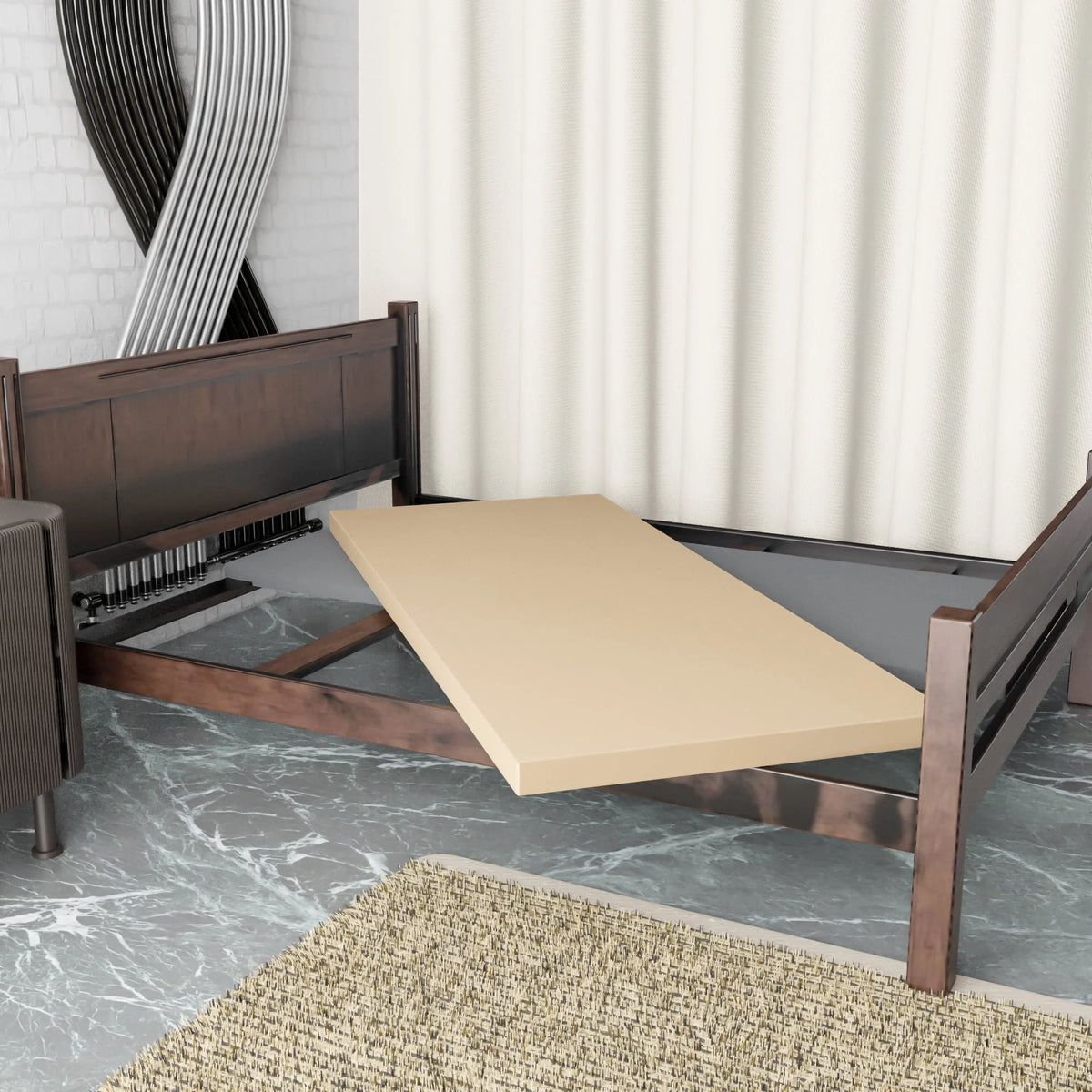 1.5 Split Wooden Bunkie Board D131068