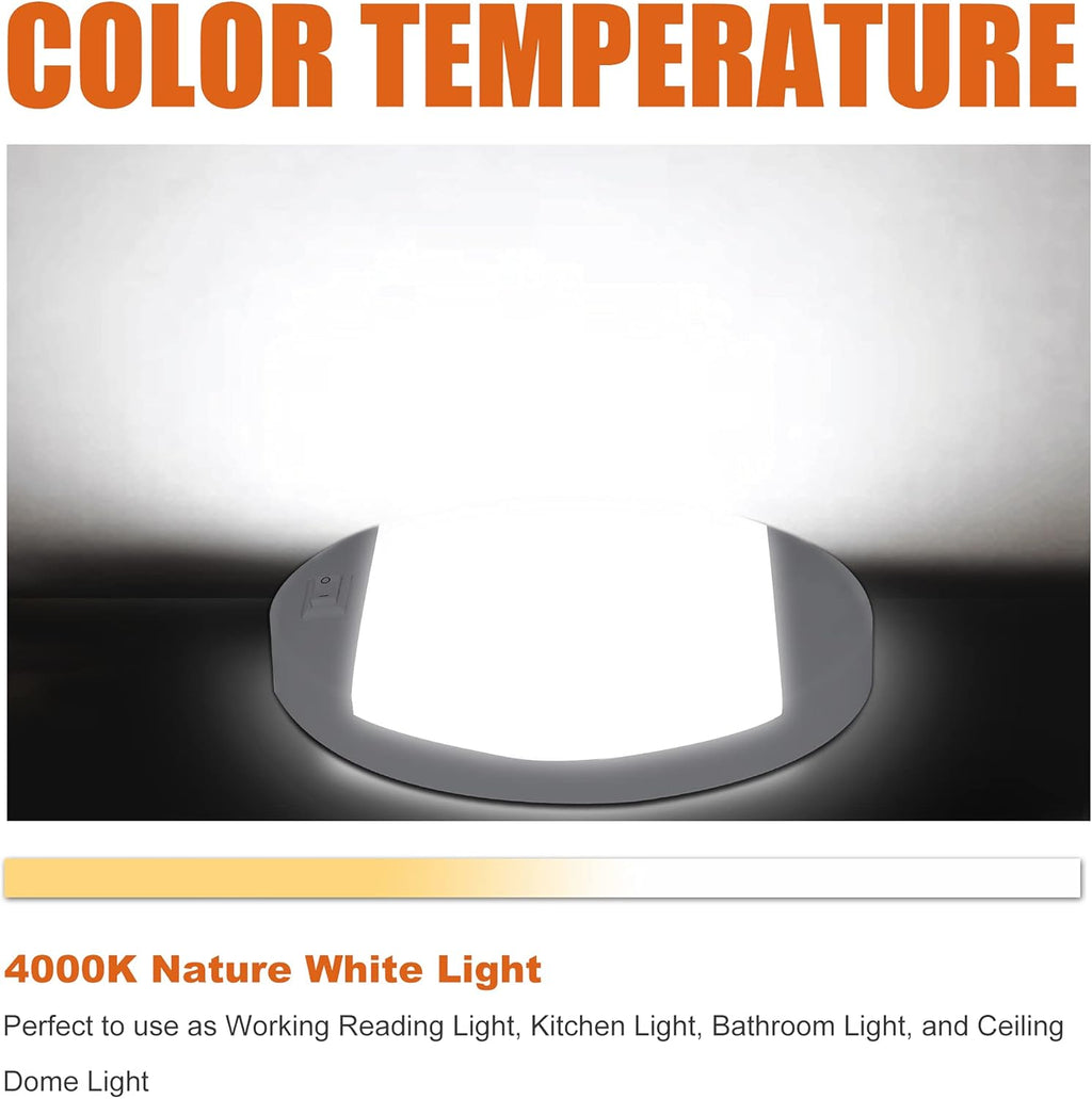 LED Pancake Dome Light Pack of 2 W64202