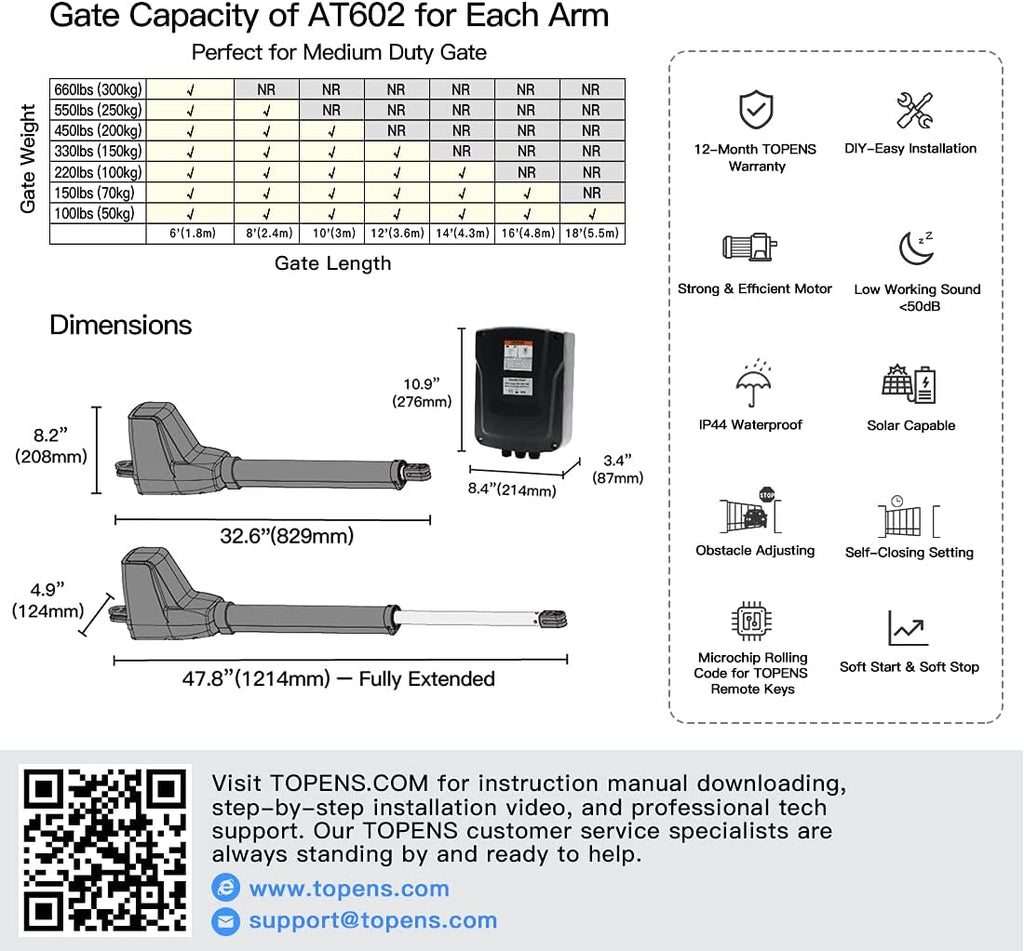 Dual Swing Gate Opener Kit Y202