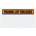Orange Packing List Enclosed Envelopes Y857