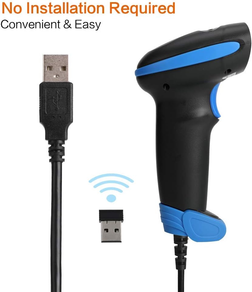 2D Wireless Barcode Scanner with USB I112