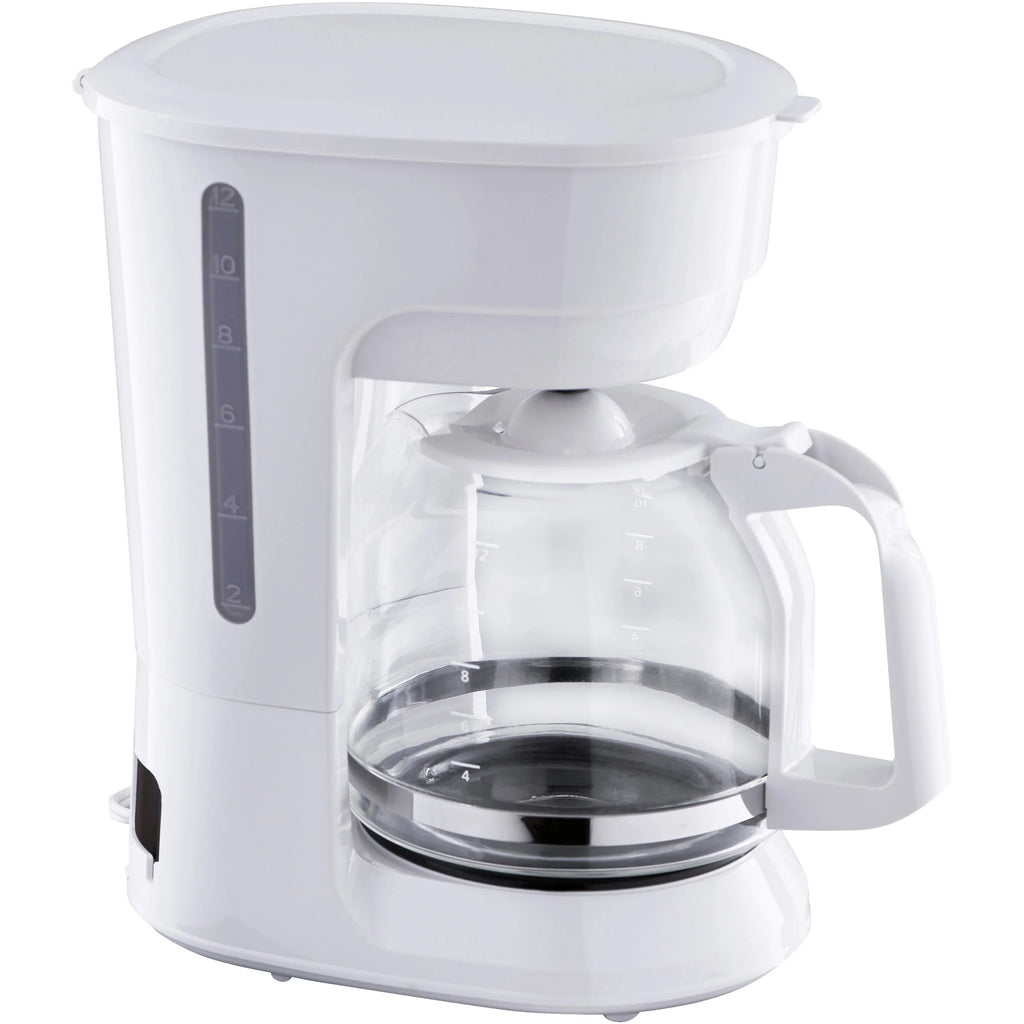 White 12-Cup Drip Coffee Maker Q67566