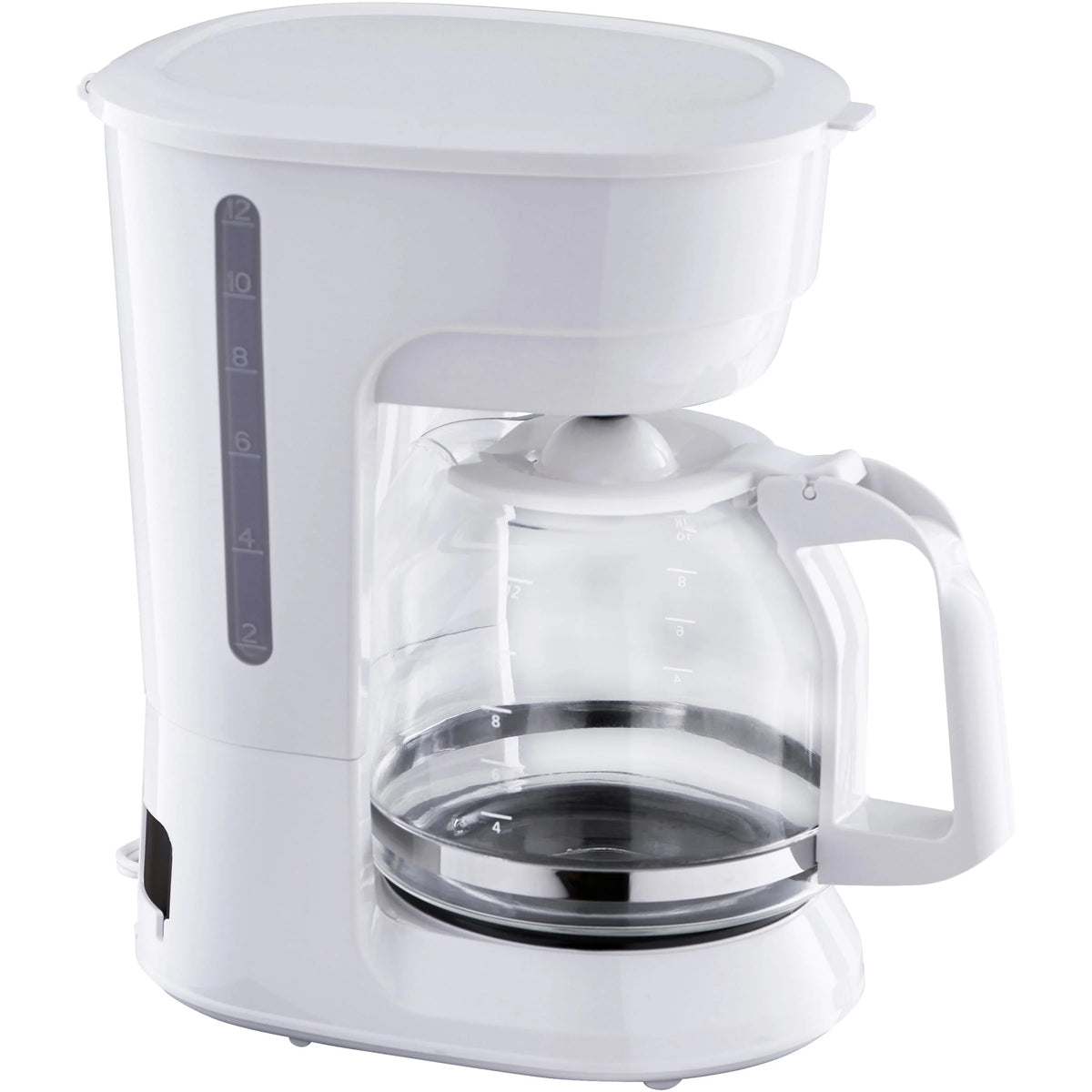 White 12-Cup Drip Coffee Maker Q67566