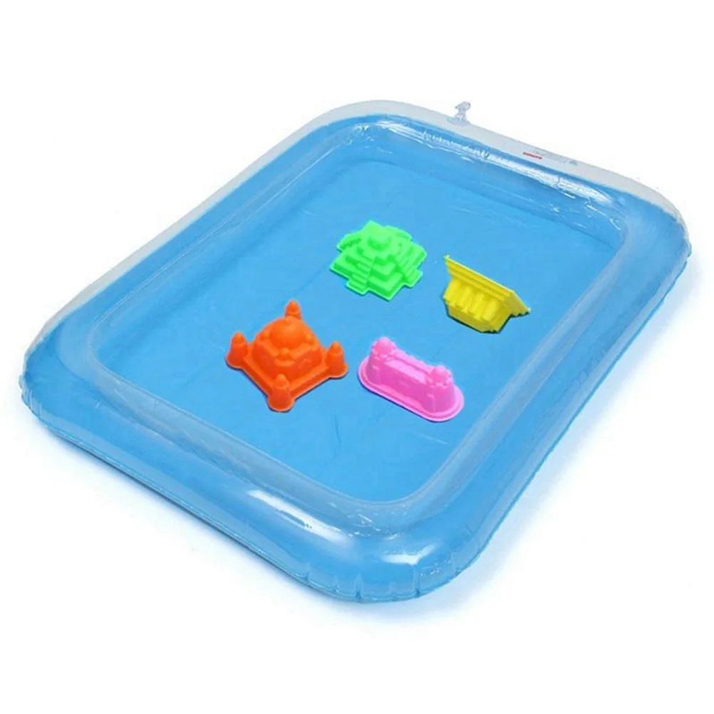 Blue Inflatable Sandbox Play Sand Toy Tray N196