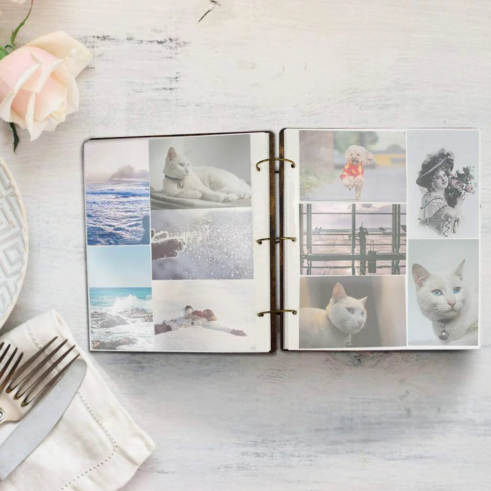 4x6 Photo Album with Dried Flower Cover G1217