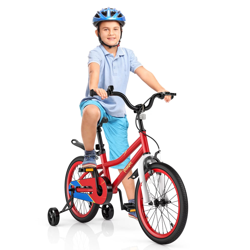 18 Kid's Bike with Training Wheels and Basket T528829