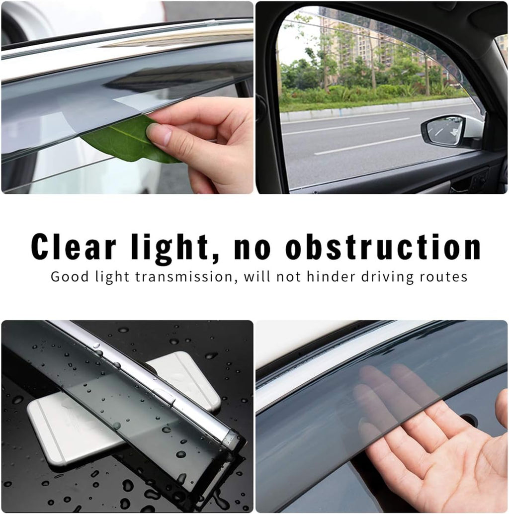 Smoke Side Window Deflectors for A3 Hatchback 2014-2019 J5946