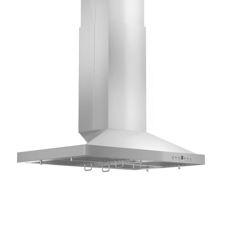 48 in. 400 CFM Ducted Island Mount Range Hood Stainless Steel G9477