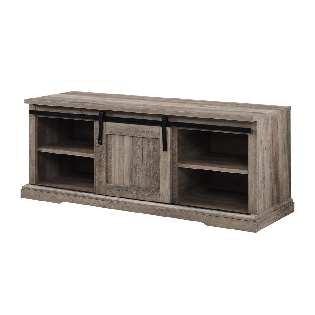 Gray Wash Storage Bench O2304