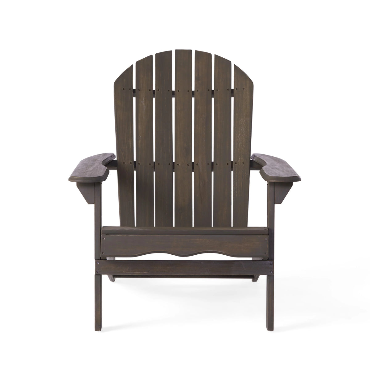 Grey Folding Wood Adirondack Chair Z317